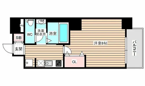 エル海老江【6階】の間取り