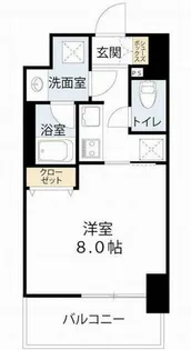 グランディール大今里【5階】の間取り