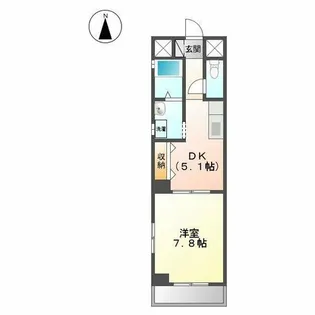 レーベンズプラッツ【1001号室】の間取り