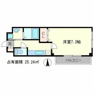 ミル メゾン T2【1階】の間取り