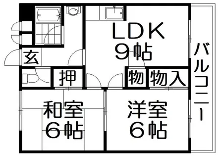 ロイヤルハイツさつき丘【4階】の間取り