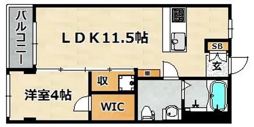 White villaⅡ【2階】の間取り