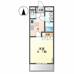 コーラル ガーデン【1階】の間取り