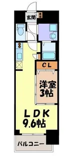 プレサンスジェネ上前津【6階】の間取り