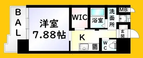サンシャイン.サファイア・プリンセス戸畑【5階】の間取り