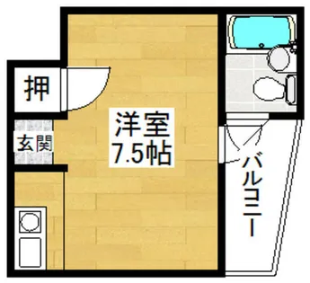 大栄ビル【401号室】の間取り