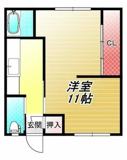 大阪府藤井寺市小山5丁目【アパート】の間取り