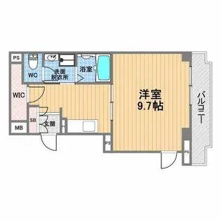 ドルチェ東甲子園【2階】の間取り