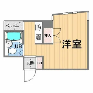 リベット甲子園【3階】の間取り