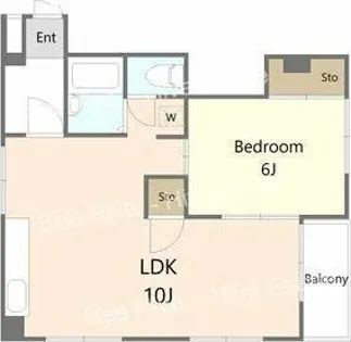 シーズンコートKODEKI【4階】の間取り