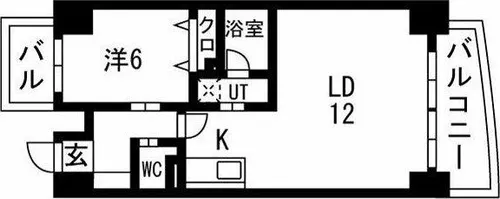 ブルームライフ今池【11階】の間取り