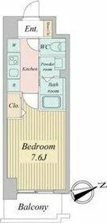 リバーコート砂田橋Ⅱ【12階】の間取り