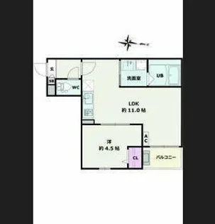 Jack ohataⅠ【2階】の間取り