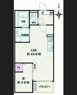 Jack umateⅠ【1階】の間取り