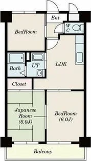 サン花塚【3階】の間取り