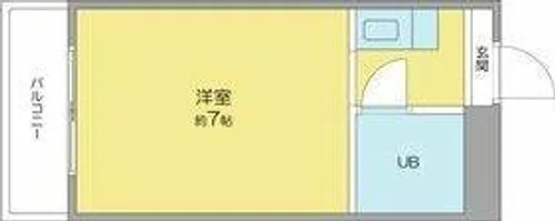 コーポIMAEDA【2階】の間取り