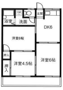 ファミールミヤコ【102号室】の間取り