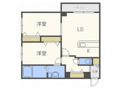 STELLA神宮外苑【2階】の間取り