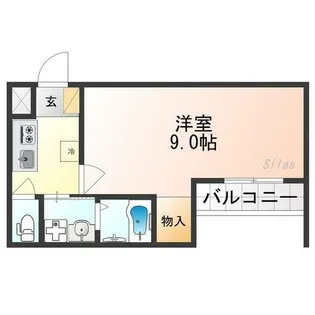 ビエノス京都伏見【2階】の間取り