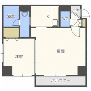 willDo南平岸【203号室】の間取り