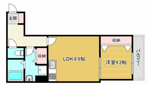 アート高槻【2階】の間取り