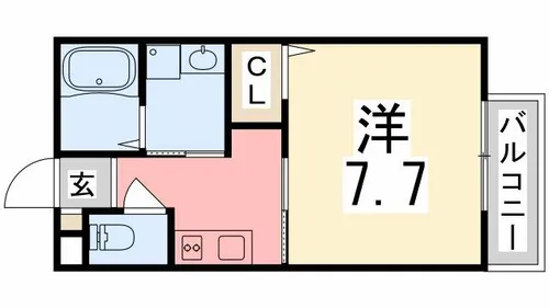 G’ハイツ【103号室】の間取り
