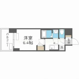 プレサンス新大阪ジェイズ【3階】の間取り