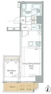 ラグゼナ浄心【3階】の間取り