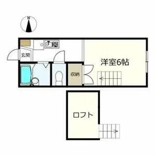 エルドラド【204号室】の間取り