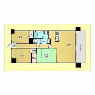 アルティジア・レジデンス緑地【1階】の間取り