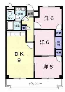 サンモール金剛【3階】の間取り