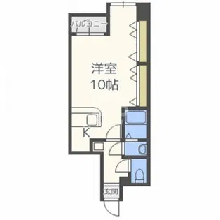 クレア新町【2階】の間取り