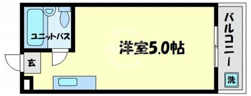 シャンクレール南堀江【4階】の間取り