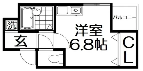 M’PLAZA香里弐番館【10階】の間取り