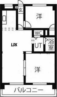 ヒルハイツ桃山【2階】の間取り