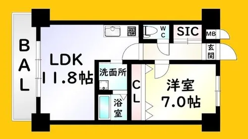 GRAVIS【9階】の間取り