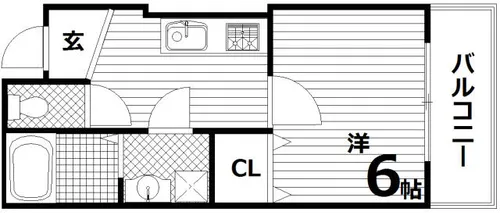 兵庫県神戸市長田区御蔵通1丁目【アパート】の間取り