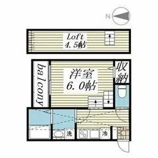 Charme新守山【101号室】の間取り