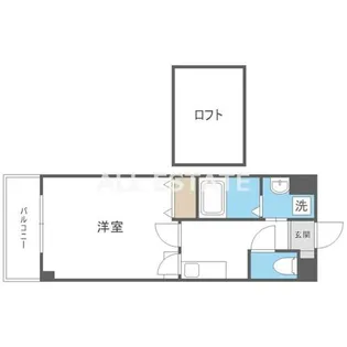 セレブコート玉造【3階】の間取り