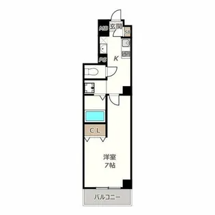B-RISE駒川(旧ルミエール駒川)【701号室】の間取り