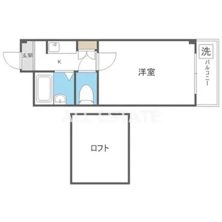 フローラル横堤【5階】の間取り