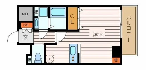 Le magnolia住吉(ル マニョリア住吉)【2階】の間取り