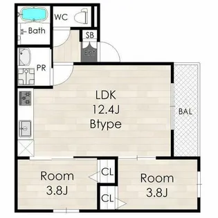Avantio Anhelo【2階】の間取り