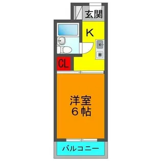 門真プラザ【3階】の間取り