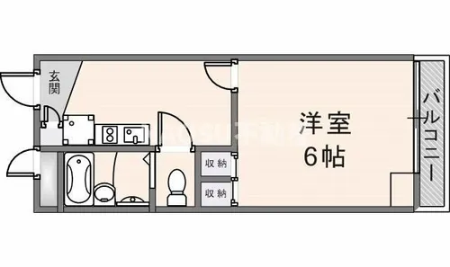 レオパレスラコルト【311号室】の間取り
