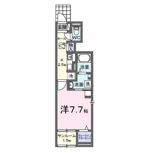 シュタット B【1階】の間取り