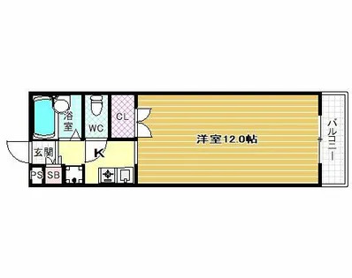 メゾンイシス【3階】の間取り