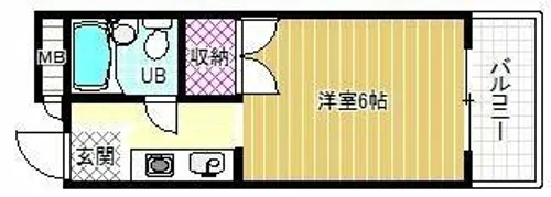 プチメゾン滝谷【1階】の間取り