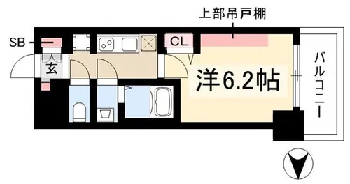 プレリス花の木オルディア【5階】の間取り