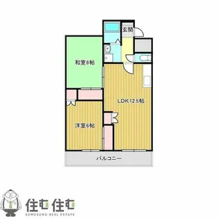 サンライズ美里【402号室】の間取り